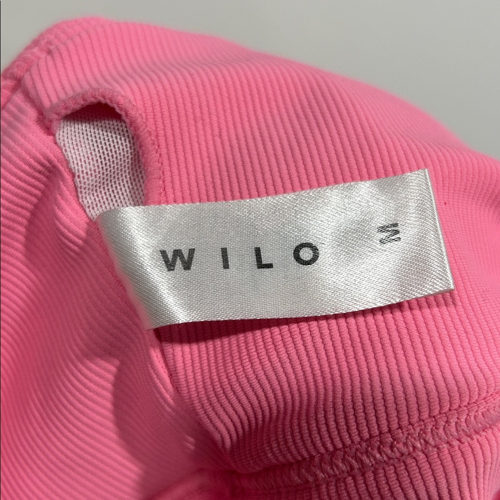 Wilo Pink Ribbed Sports bra - Picture 6 of 8